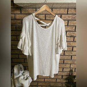 Coverstitched 3/4th sleeve‎